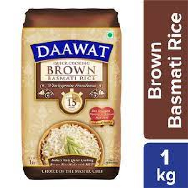 DAAWAT BROWN BASMATI RICE 1kg